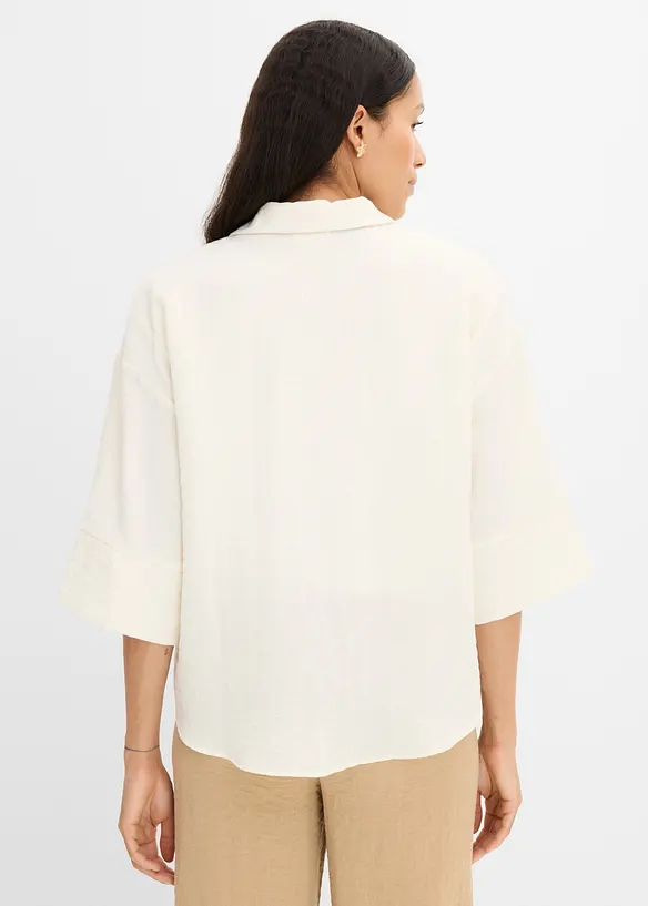 Oversizeblus i viskosmix, bonprix
