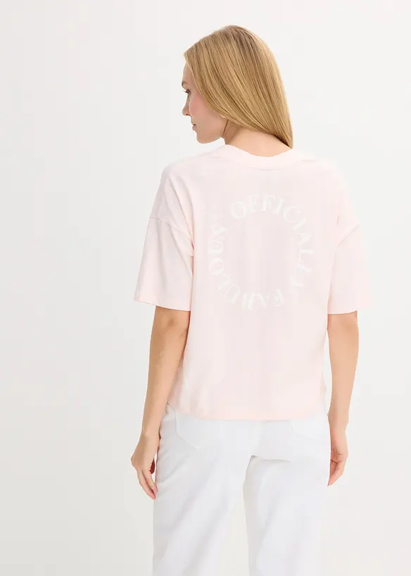 T-shirt i oversizemodell av ekologisk bomull, bonprix