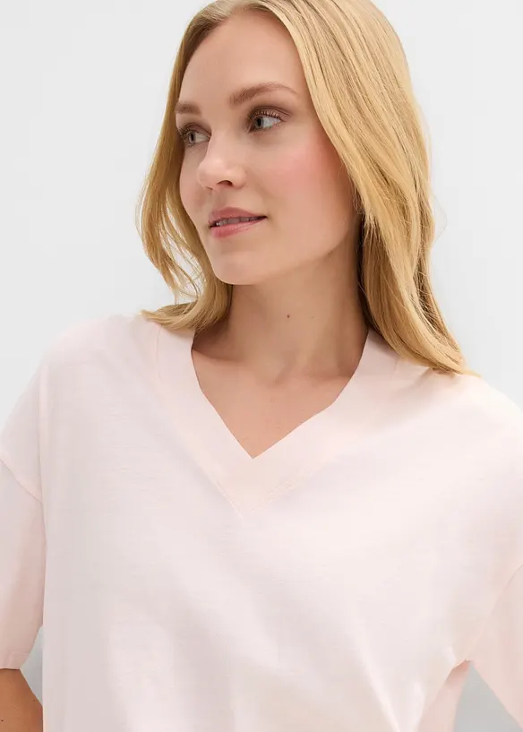 T-shirt i oversizemodell av ekologisk bomull, bonprix