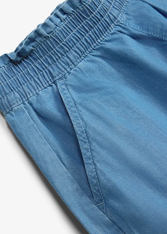 Shorts i dra p&aring;-modell av ekologisk bomull, bonprix