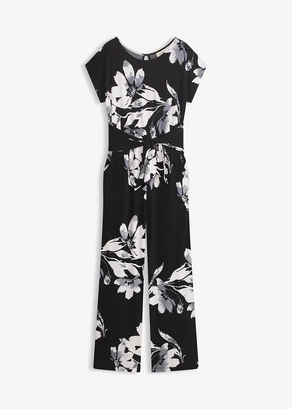 Jumpsuit med palmm&ouml;nster, bonprix