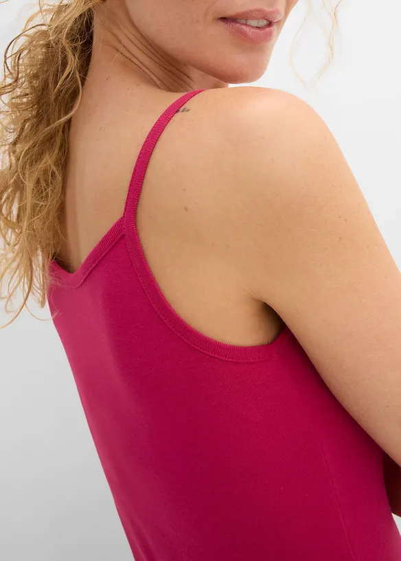 Linne med smala axelband (3-pack), bonprix