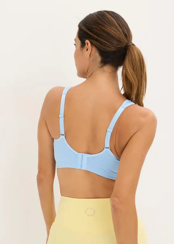 Sport-BH med medelh&ouml;gt st&ouml;d (2-pack), bonprix