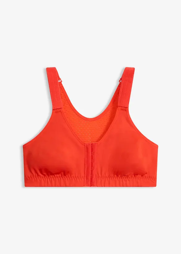 Sport-BH med framkn&auml;ppning och medelh&ouml;gt st&ouml;d, bonprix