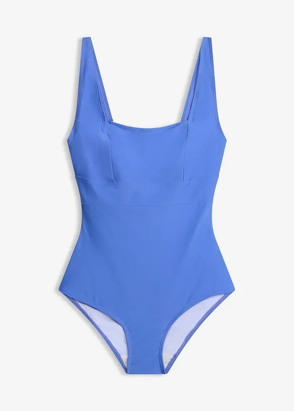 Baddr&auml;kt med l&auml;tt formande effekt och kantig halsringning, bonprix