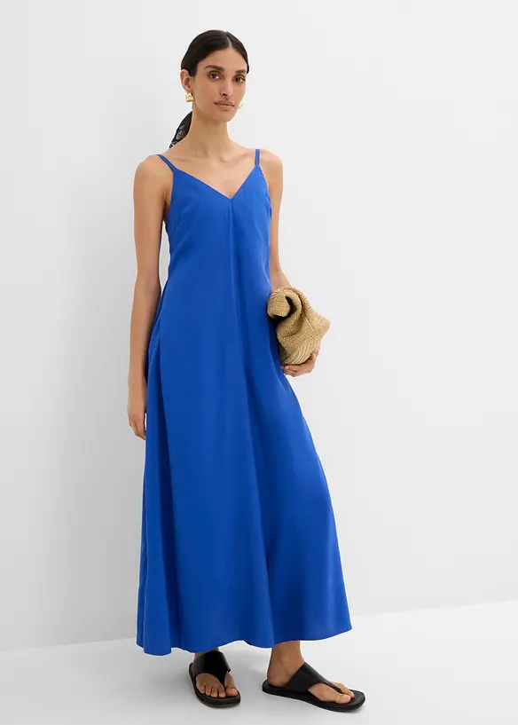 Jumpsuit i viskosmix med justerbara axelband, bonprix