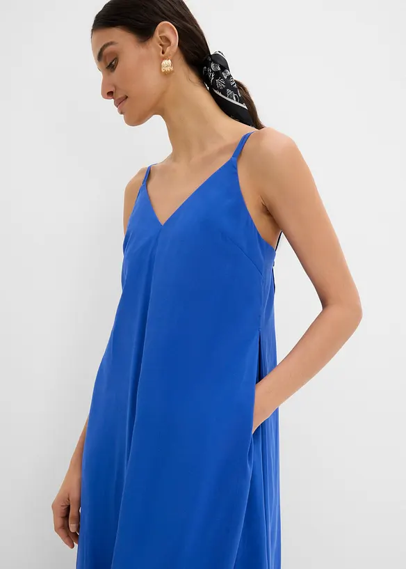 Jumpsuit i viskosmix med justerbara axelband, bonprix