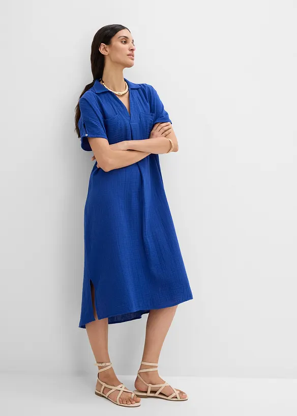Kaftankl&auml;nning av mjuk muslin, bonprix