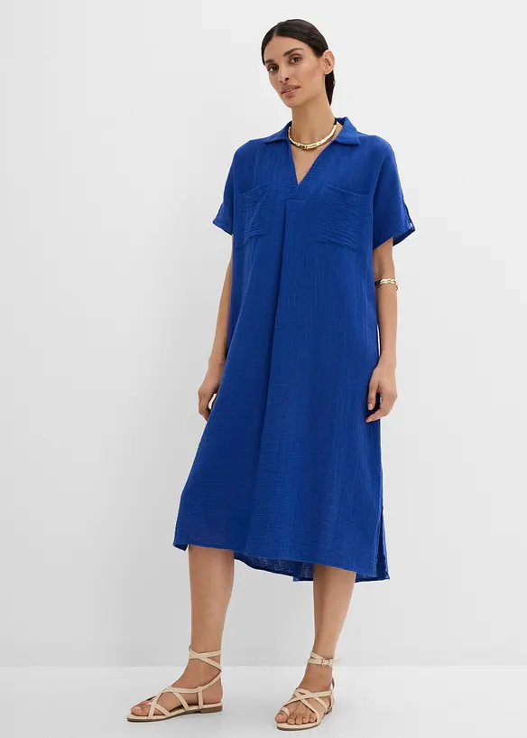 Kaftankl&auml;nning av mjuk muslin, bonprix
