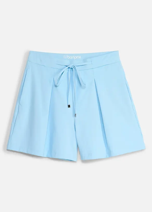 Mycket l&auml;tta funktionsshorts med dekorveck, snabbtorkande, bonprix