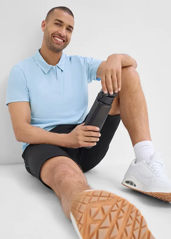 Tennistr&ouml;ja i funktionsmaterial, med dragkedja, snabbtorkande, bonprix