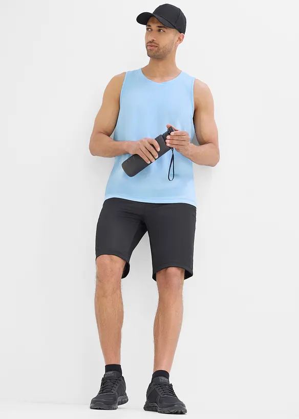 Sportlinne i snabbtorkande material (2-pack), bonprix