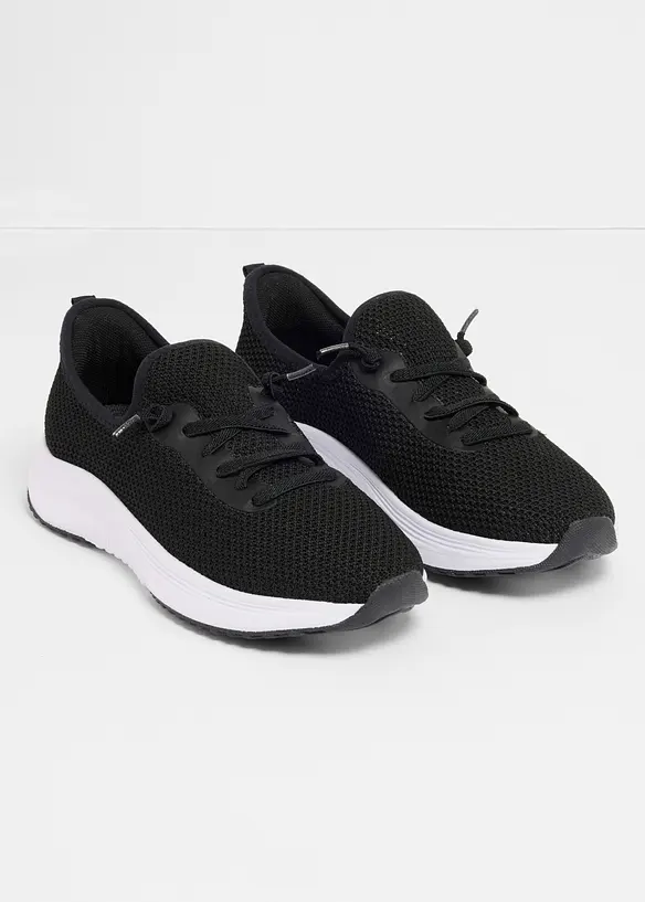 Bekv&auml;ma sneakers i mjukt material, bonprix
