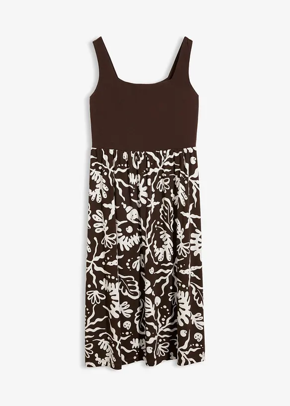 Jerseykl&auml;nning av viskosmix, bonprix