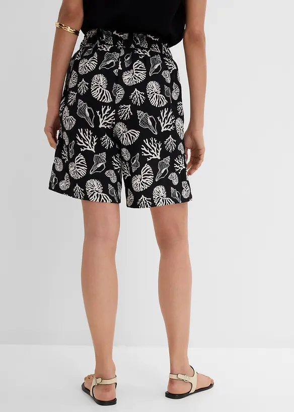 Dra p&aring;-shorts i viskosmix, bonprix