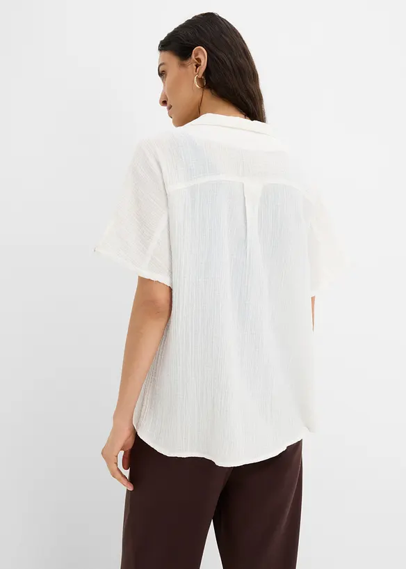 Blustunika av mjuk muslin, bonprix