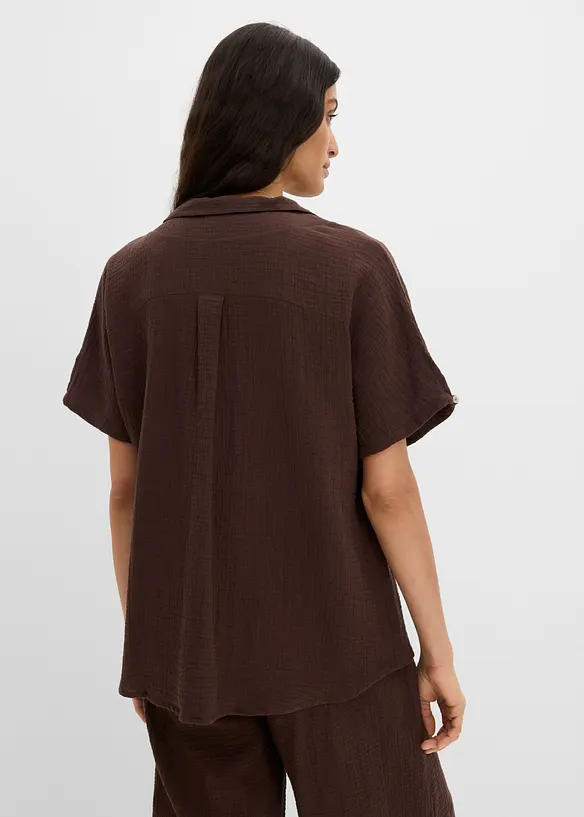 Blustunika av mjuk muslin, bonprix