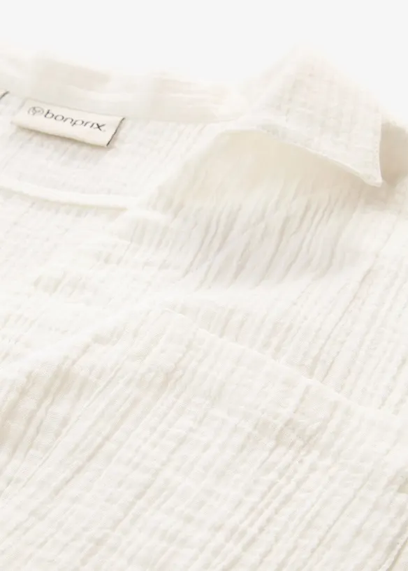 Blustunika av mjuk muslin, bonprix