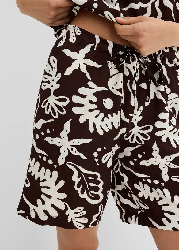 Shorts i mjuk viskos, bonprix