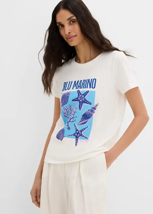T-shirt av ekologisk bomull, bonprix