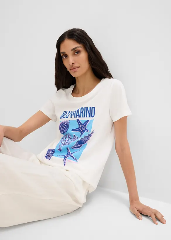 T-shirt av ekologisk bomull, bonprix
