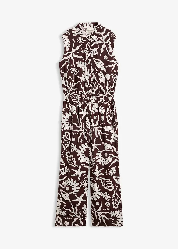 Jumpsuit i f&ouml;ljsam viskos, bonprix