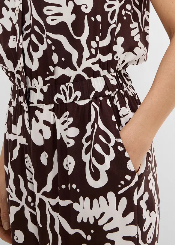 Jumpsuit i f&ouml;ljsam viskos, bonprix
