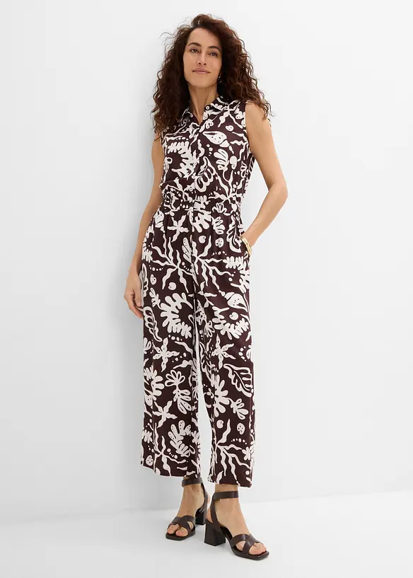 Jumpsuit i f&ouml;ljsam viskos, bonprix