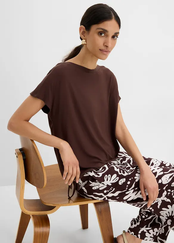 T-shirt med mjuk viskos, bonprix
