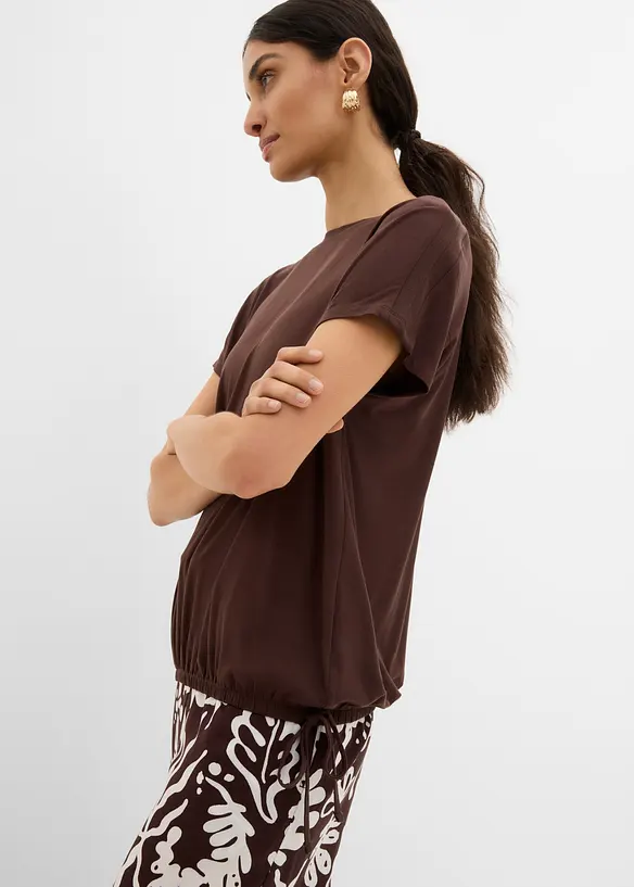 T-shirt med mjuk viskos, bonprix