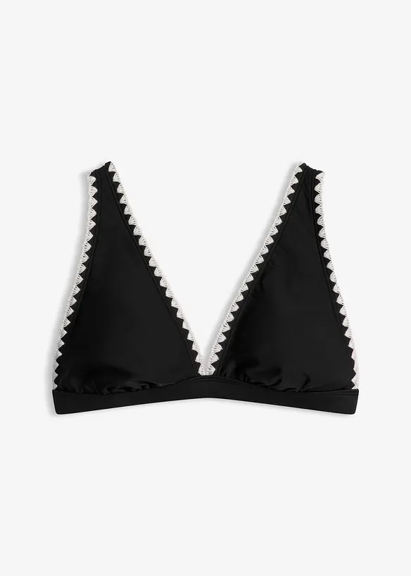 Bikini&ouml;verdel med broderi, bonprix