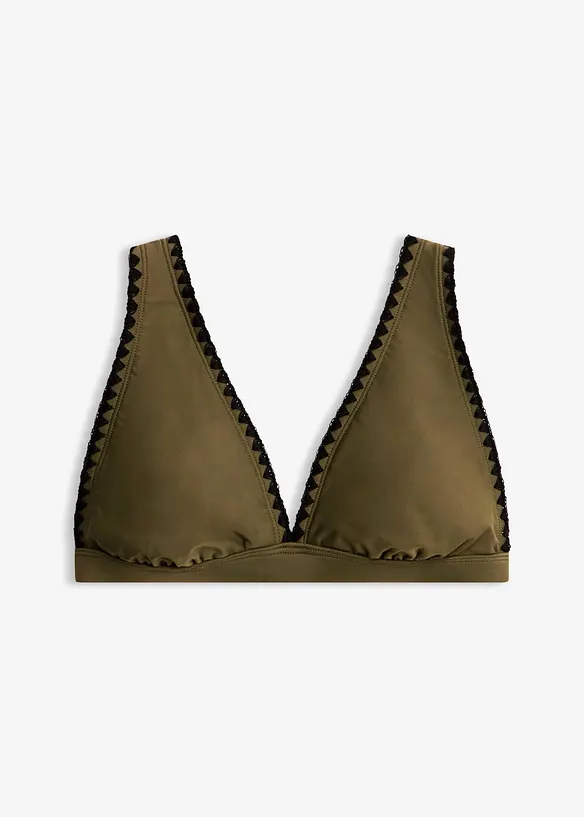 Bikini&ouml;verdel med broderi, bonprix