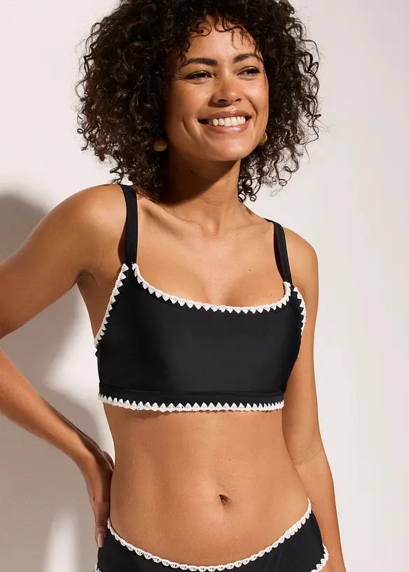 BH-bikinitopp med broderi, bonprix