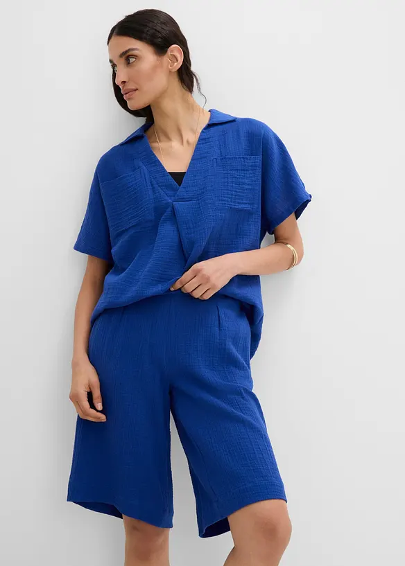 Dra p&aring;-shorts av ren bomull, bonprix