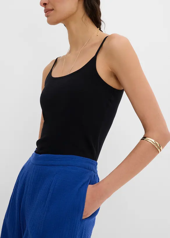 Dra p&aring;-shorts av ren bomull, bonprix