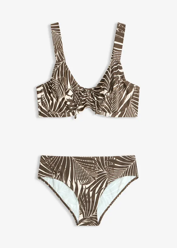 Minimizer-bikini med vadderade axelband (2 delar), bonprix