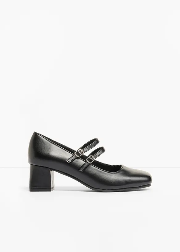 Pumps med remmar, bonprix