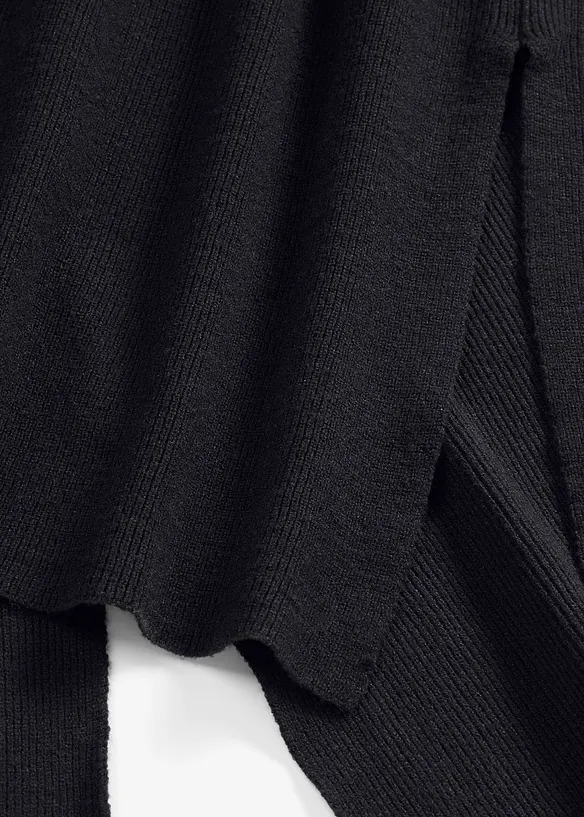 L&aring;ng cardigan med viskos, bonprix