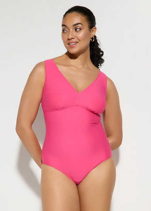 Baddr&auml;kt med medelh&ouml;g formande effekt och V-ringning, bonprix
