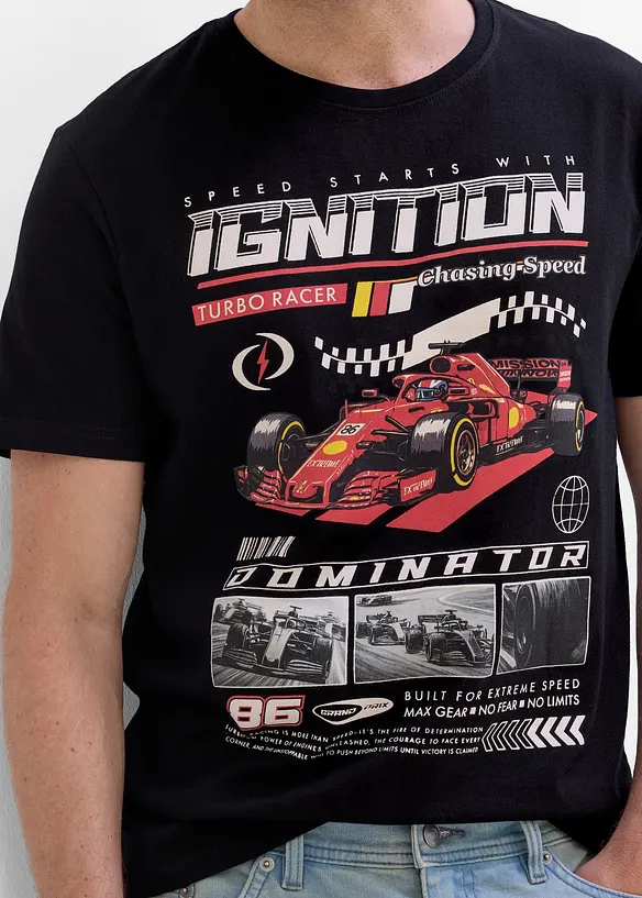 T-shirt i ekologisk bomull, bonprix