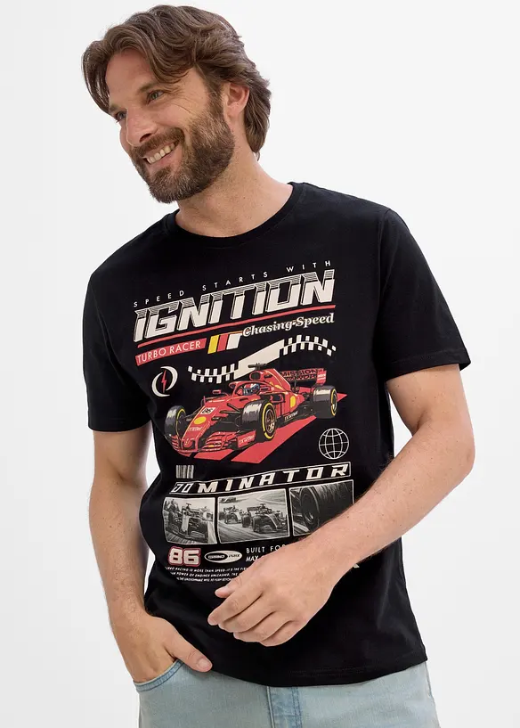 T-shirt i ekologisk bomull, bonprix
