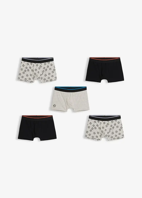 Boxershorts med bomull (5-pack), bonprix