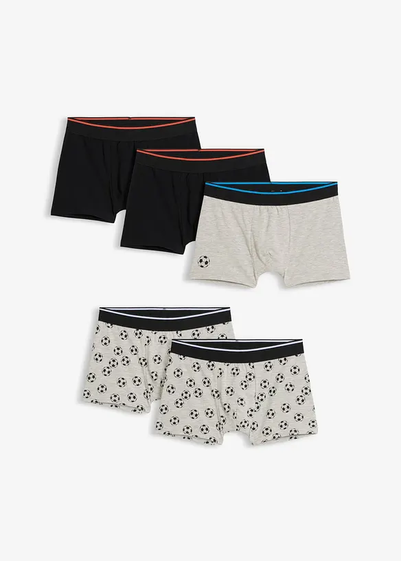 Boxershorts med bomull (5-pack), bonprix