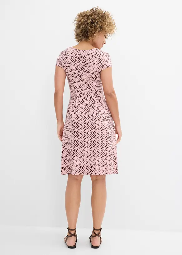 Jerseykl&auml;nning av viskosmix, bonprix