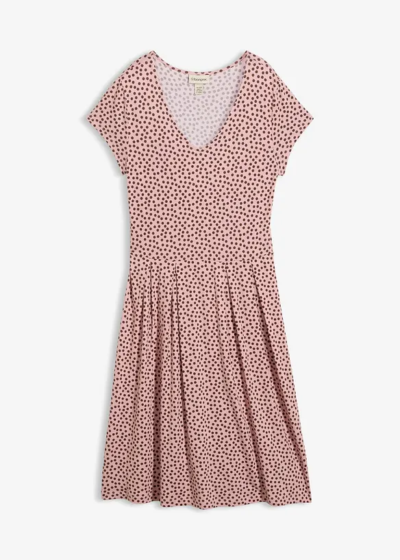 Jerseykl&auml;nning av viskosmix, bonprix