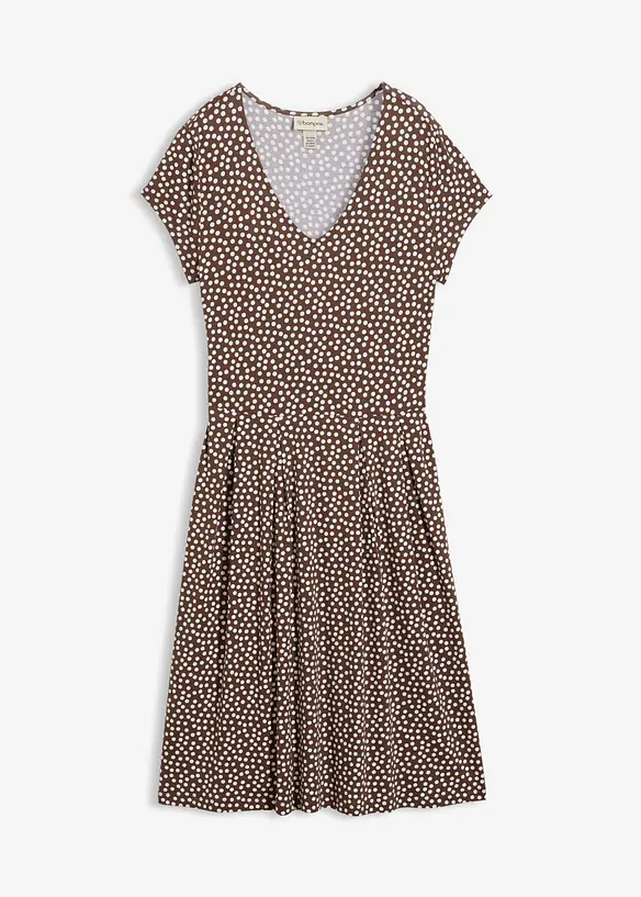 Jerseykl&auml;nning av viskosmix, bonprix