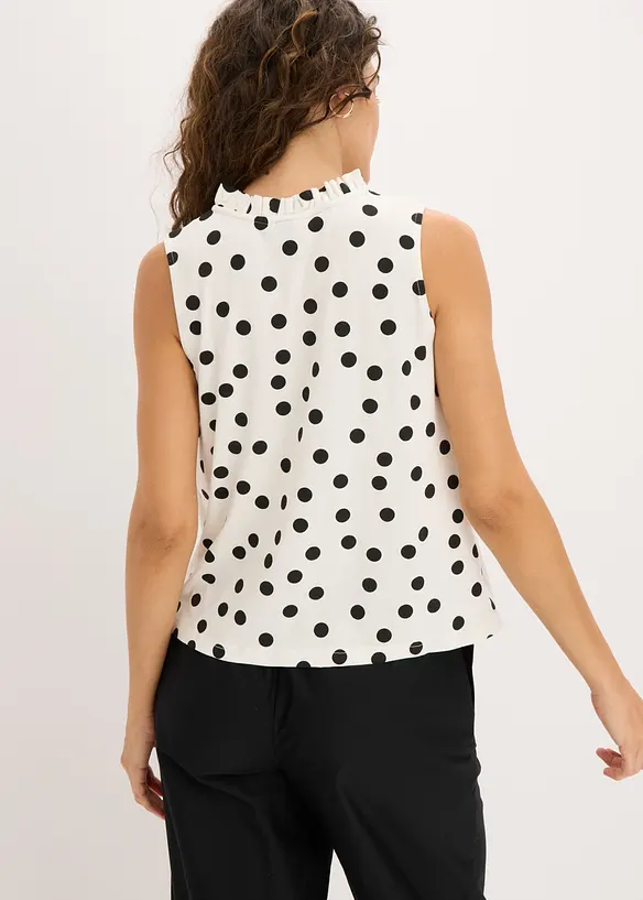Jerseylinne av viskosmix, bonprix