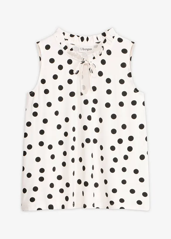 Jerseylinne av viskosmix, bonprix