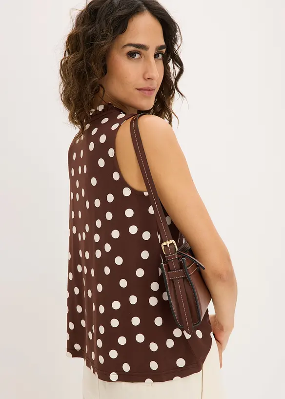 Jerseylinne av viskosmix, bonprix