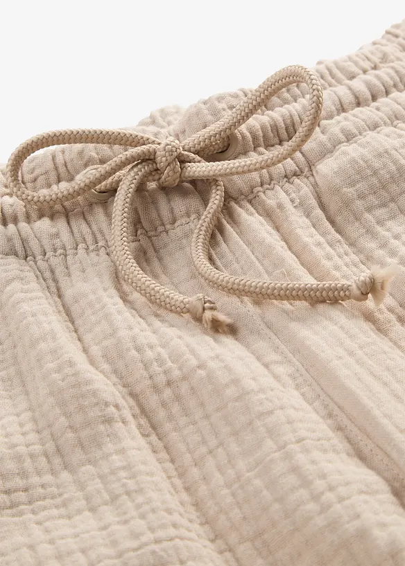 Palazzobyxa i luftig muslin, bonprix